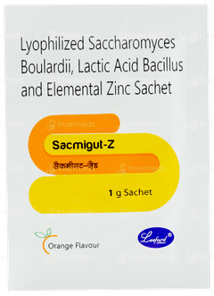 Sacmigut Z Orange Flavour Sachet 1 Gm
